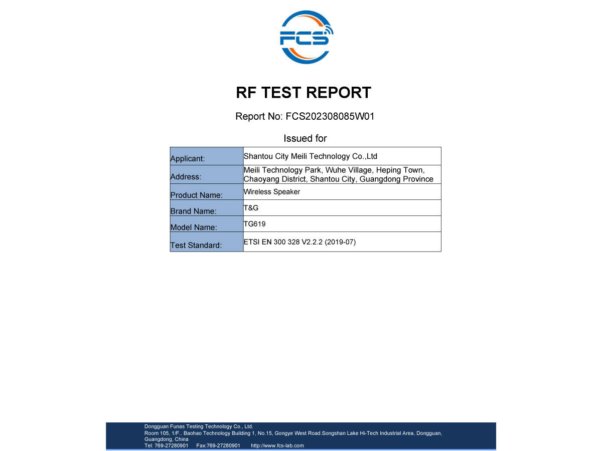 RF BT_EN300328 report