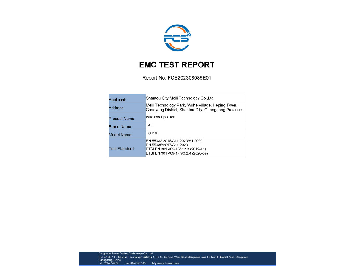EMC-EN301489 report
